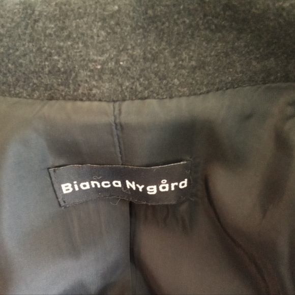 Bianca Nygard Charcoal Boyfriend Blazer 14 - Picture 6 of 7